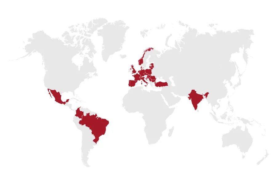 Our global reach